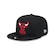 Boné New Era 9Fifty Chicago Bulls NBA Hardwood Masculino PRETO
