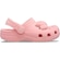 Sandália Crocs Classic Velvet Bow Clog T Powder Infantil ROSA