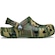 Sandália Crocs Classic Camouflage Clog T Army Infantil VERDE