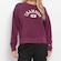 Blusão de Moletom Champion Relaxed Fleece Dye Crew Feminino ROXO