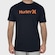 Camiseta Hurley Silk O&O Solid Oversize Masculina PRETO