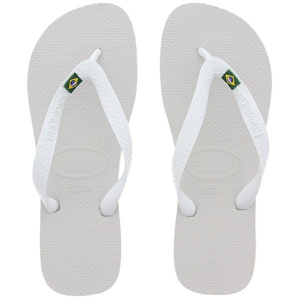 Chinelo Havaianas Brasil - Unissex | Cor: BRANCO | Tamanho: 36