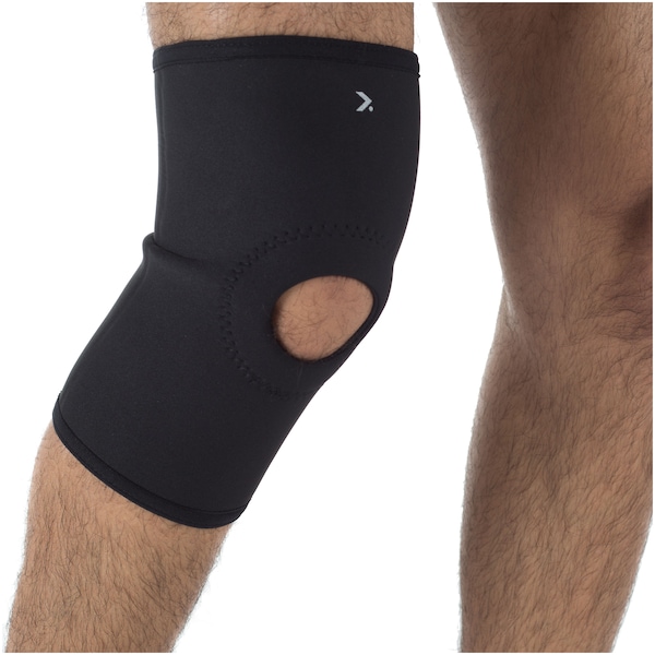 Joelheira Patelar de Neoprene Oxer - Adulto | Cor: PRETO | Tamanho: M