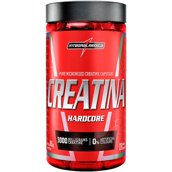 Creatina Hardcore Integralmédica - 120 Cápsulas