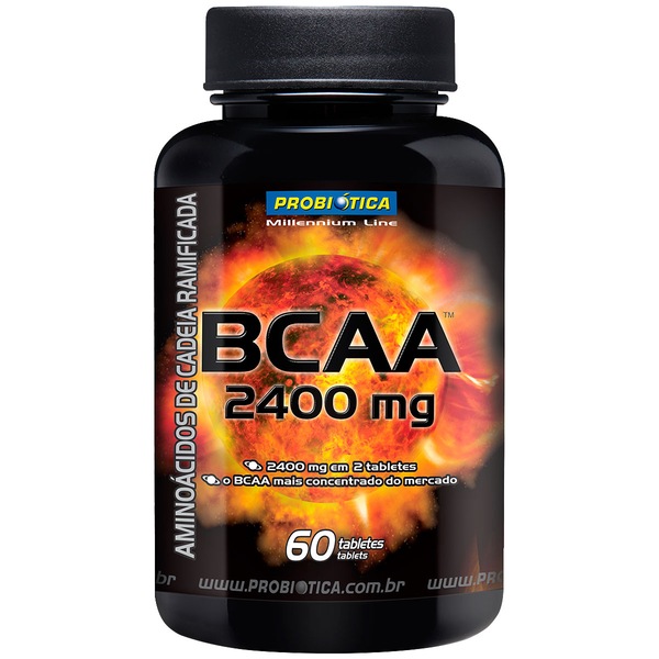 BCAA Probiótica BCAA 2400mg - 60 Tabletes