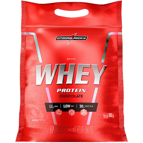 Whey Protein Integralmédica Chocolate Nutri Refil – 900g