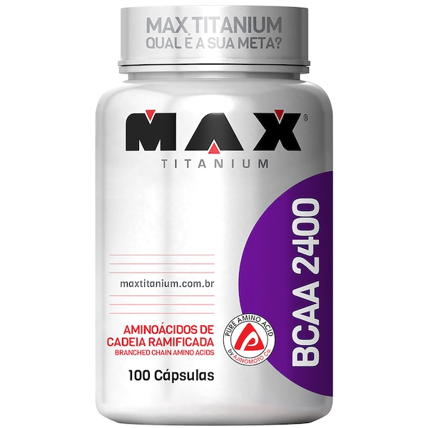 Bcaa 2400 100 Cáps - Max Titanium