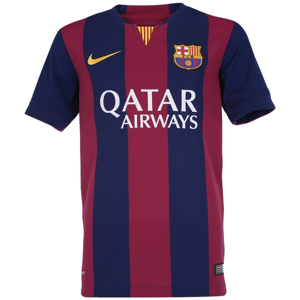 Camisa Nike Barcelona I 2014-2015 s/ nº – Juvenil