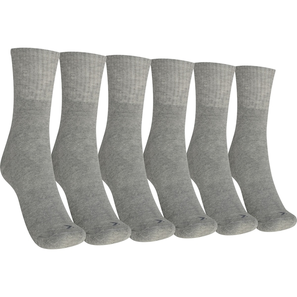 Kit 3 Pares de Meias Atoalhadas Cano Médio Tamanho 39-44 Casual Oxer Adulto