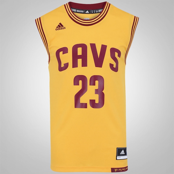 lucha Elasticidad explorar Camiseta Regata adidas Cleveland Cavaliers CAVS - Masculina