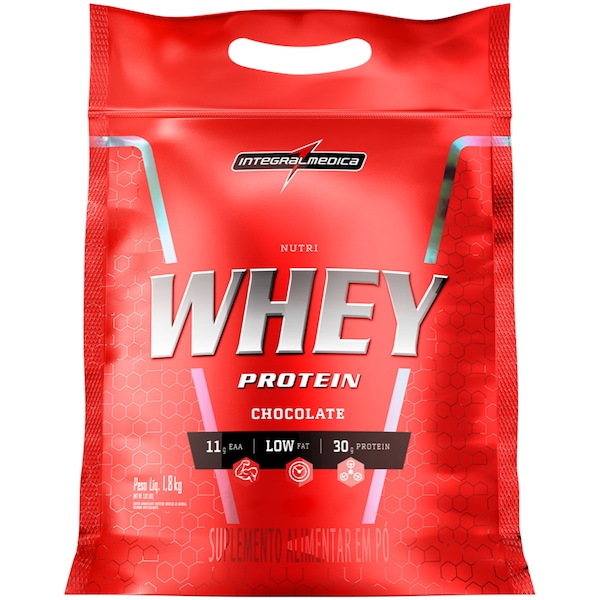 Whey Protein Integralmédica Nutri Whey Protein - Chocolate - 1,8Kg