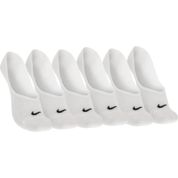 Kit de Meias Nike Lightweight Footie com 3 Pares - Feminino
