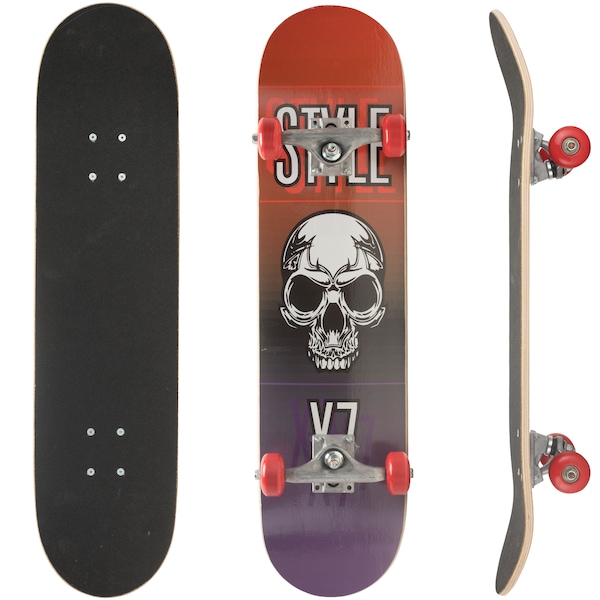 Skate Street X7 Caver Style | Cor: VERMELHO/ROXO | Tamanho: único