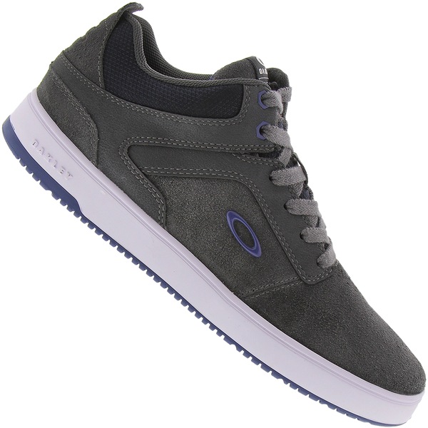 tênis couro oakley hebroz mid masculino