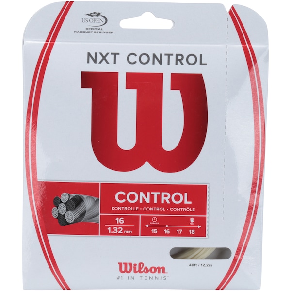 Corda para Raquete de Tênis Wilson NXT Control 16 - 12,2m