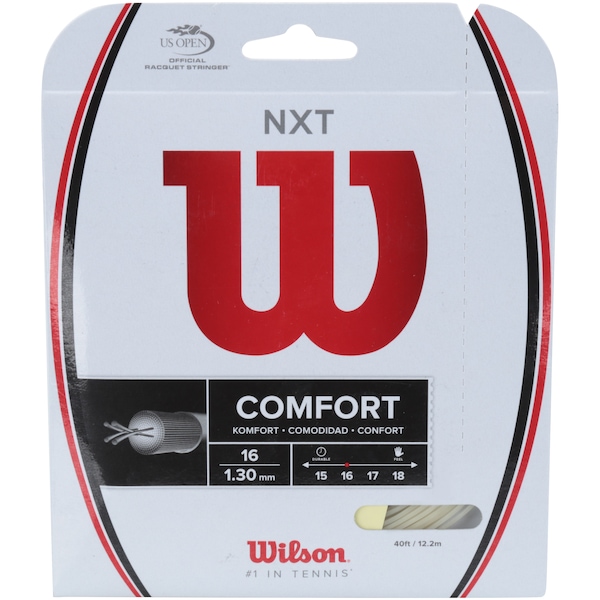 Corda para Raquete de Tênis Wilson NXT 16 - 12,2m