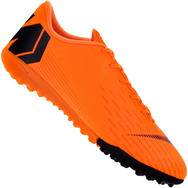 chuteira nike mercurial vaporx xii academy tf society verde
