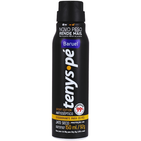 Desodorante para os Pés Tenys Pé Sport Edition - Jato Seco - 150ml