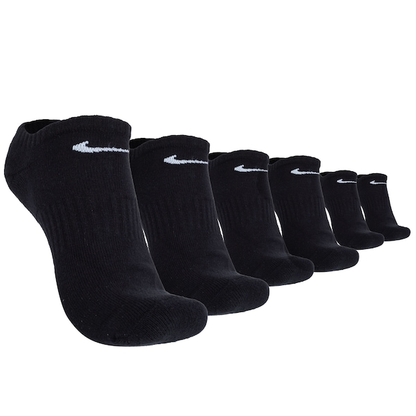 Kit de Meias Invisível Nike Elite Lightweight com 3 Pares - Adulto