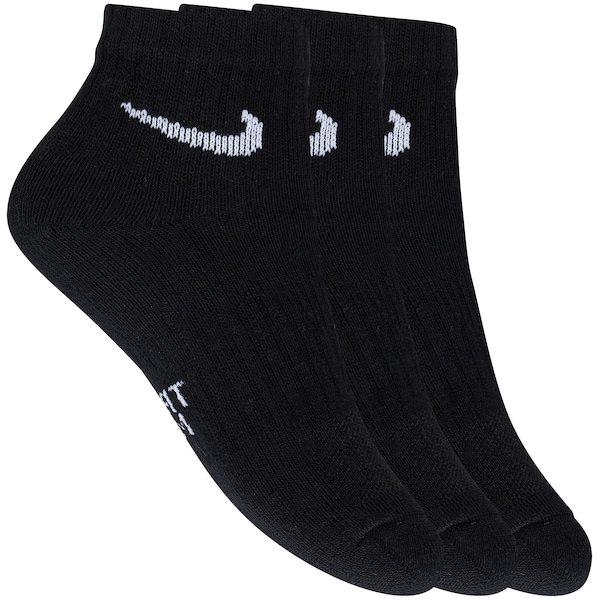 Kit de Meias Nike Everyday Cushioned Ankle com 3 Pares - Infantil