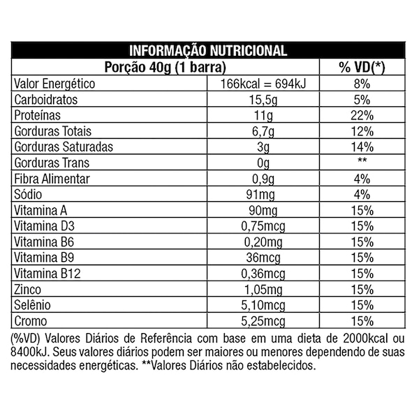 Vista 3 Barra de Proteína Nutrata Grego Bar com Chantilly 40g MORANGO Nutrata MORANGO