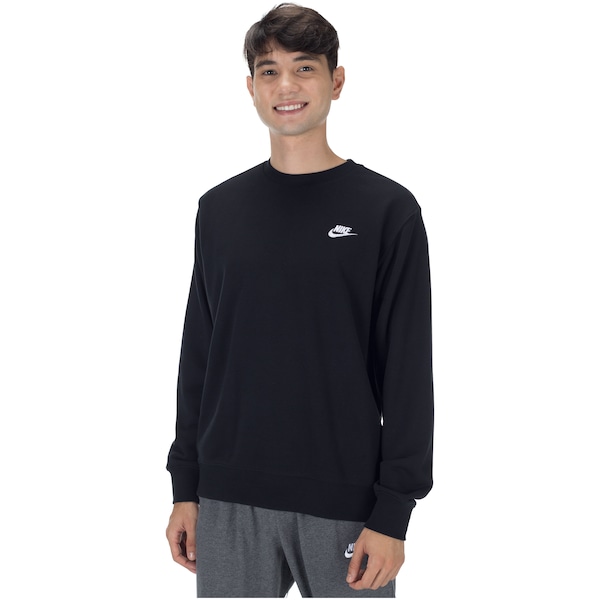 Blusão de Moletom Nike Sportswear Club Crew FT - Masculino