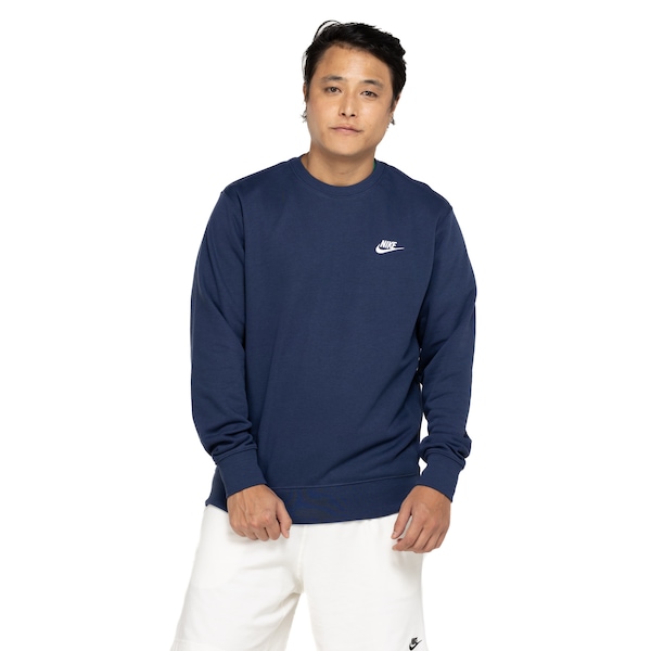 Blusão de Moletom Nike Sportswear Club Crew FT - Masculino