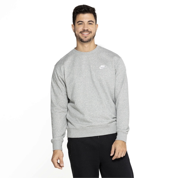 Blusão de Moletom Nike Sportswear Club Crew FT - Masculino