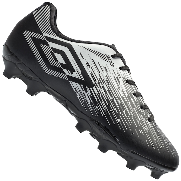 Vista 2 Chuteira de Campo Umbro Acid II - Adulto PRETO/BRANCO Umbro PRETO/BRANCO