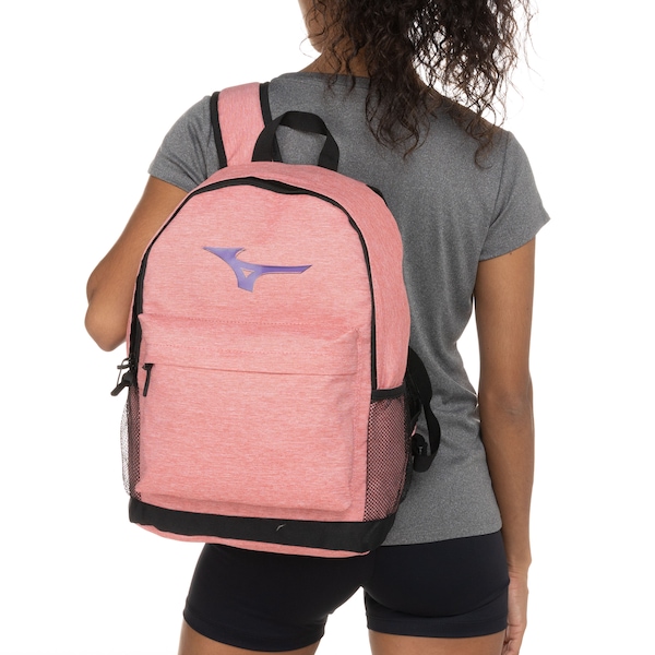 Mochila Mizuno Energy 17 Litros Recortes Respiraveis | Cor: ROSA | Tamanho: único