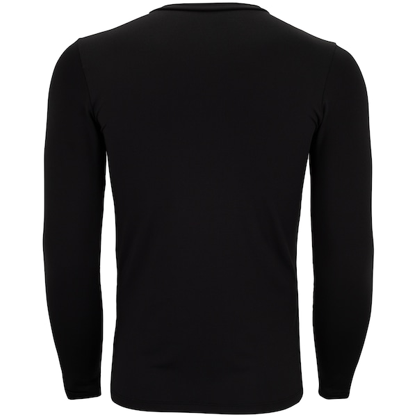 Vista 3 Camisa de Compressão Manga Longa com Proteção Solar UV Penalty Matís - Masculina PRETO Penalty PRETO