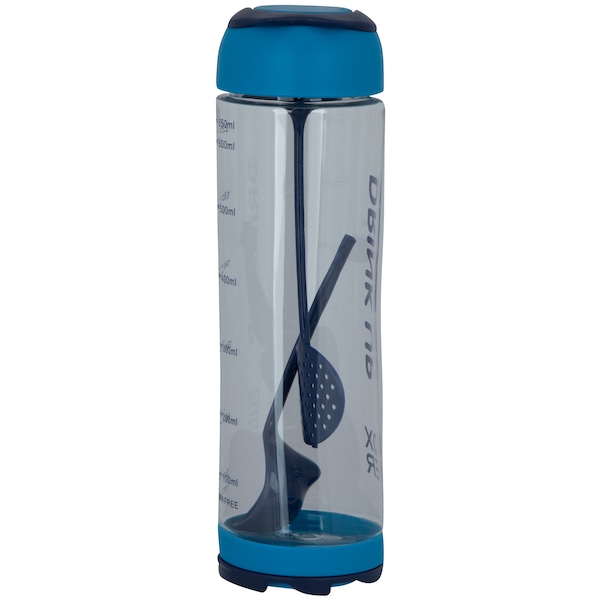 Vista 3 Garrafa com Infusor Oxer Practical 650 ml AZUL CLA/AZUL ESC Oxer AZUL CLA/AZUL ESC