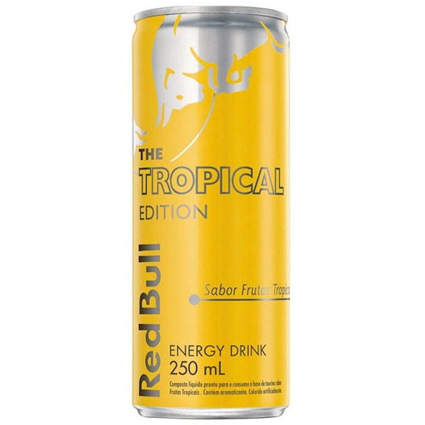 Energético Red Bull Energy Drink The Tropical Edition - Frutas Tropicais - 250ml