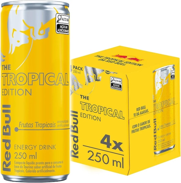 Energético Red Bull Drink Tropical - 250ml