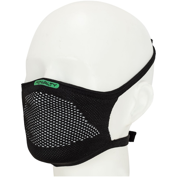 Máscara de Proteção Penalty Block Pro com Ajuste em Velcro | Cor: PRETO | Tamanho: G