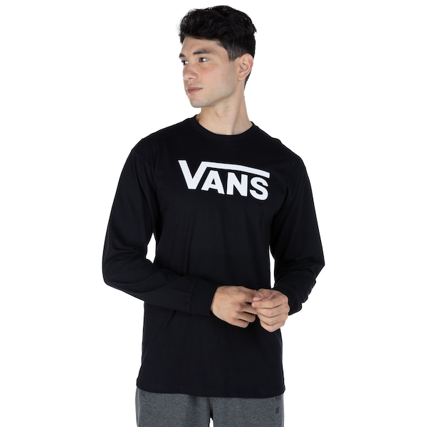 Camiseta Manga Longa Vans Classic LS - Masculina