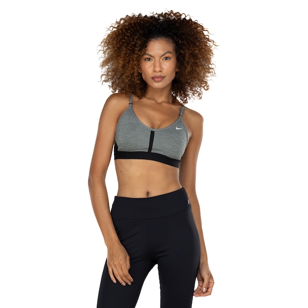 Top Fitness com Bojo Nike Dri-Fit Indy Bra Vneck - Adulto