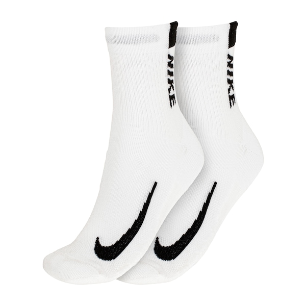 Kit de Meias Cano Médio Nike Multiplier com 2 Pares - Adulto