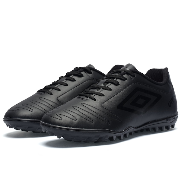 Vista 3 Chuteira Society Umbro Class TF - Adulto PRETO Umbro PRETO