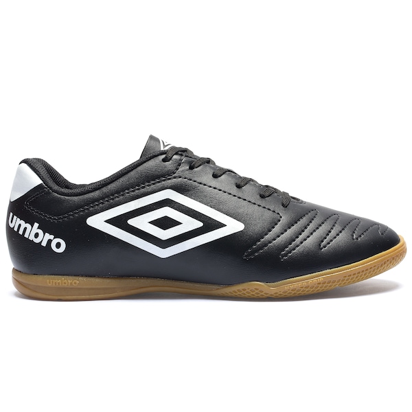 Vista 2 Chuteira Futsal Umbro Class IC - Adulto PRETO/BRANCO Umbro PRETO/BRANCO