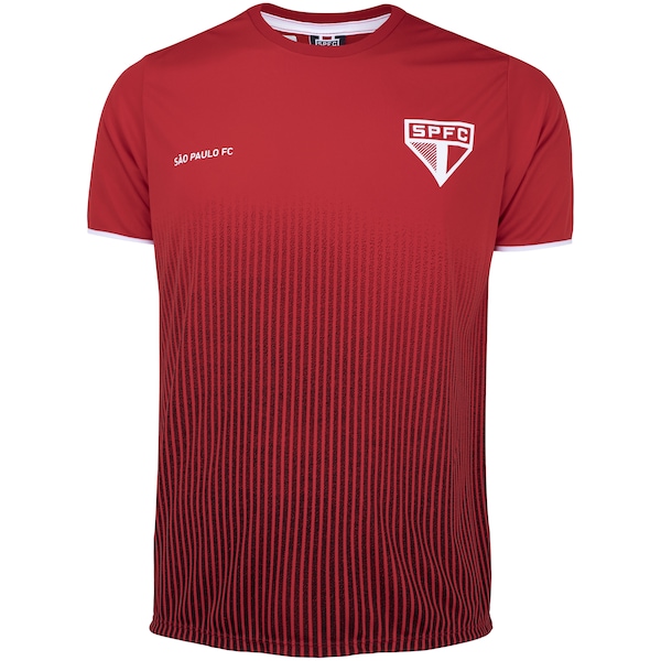 Camiseta do São Paulo 21 Court Braziline - Masculina | Cor: VERMELHO | Tamanho: GG