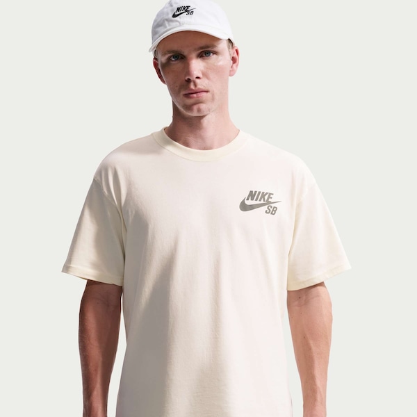 Camiseta Nike SB Logo - Masculina | Cor: AMARELO CLARO | Tamanho: P