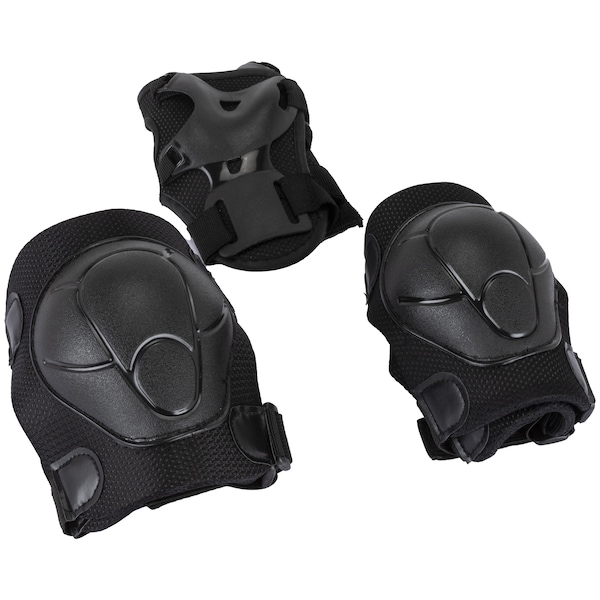 Kit de Proteção Infantil Spin - 1 Par Joelheiras + 1 Par Cotoveleiras + 1 Par Protetores de Mão