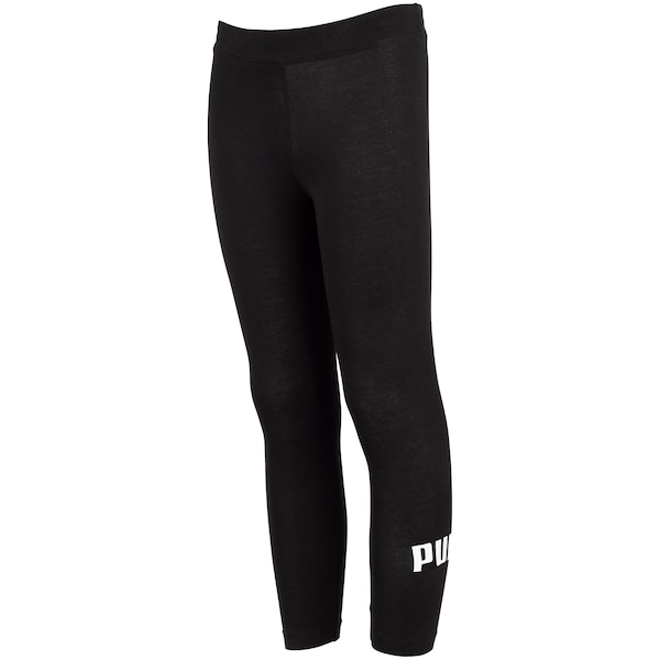 Vista 2 Calça Legging Infantil Puma Essentials Logo PRETO Puma PRETO
