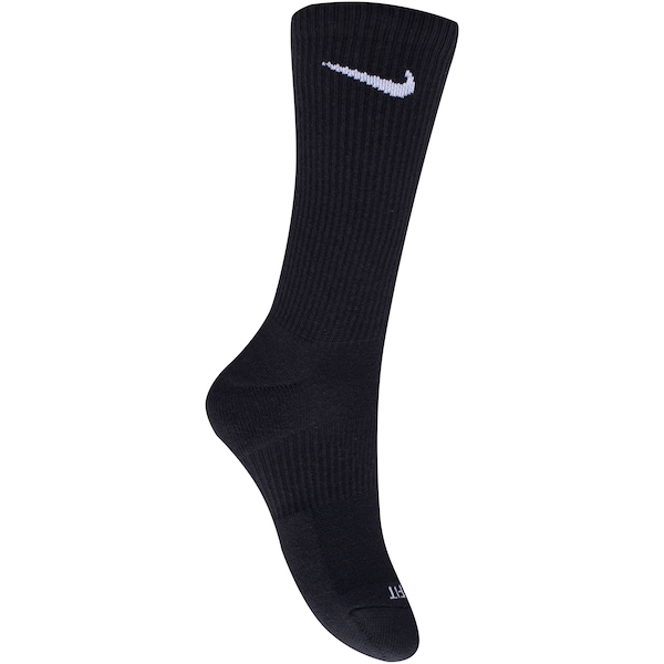 Meias Nike Everyday Plus Cushioned | Cor: PRETO | Tamanho: 39-43