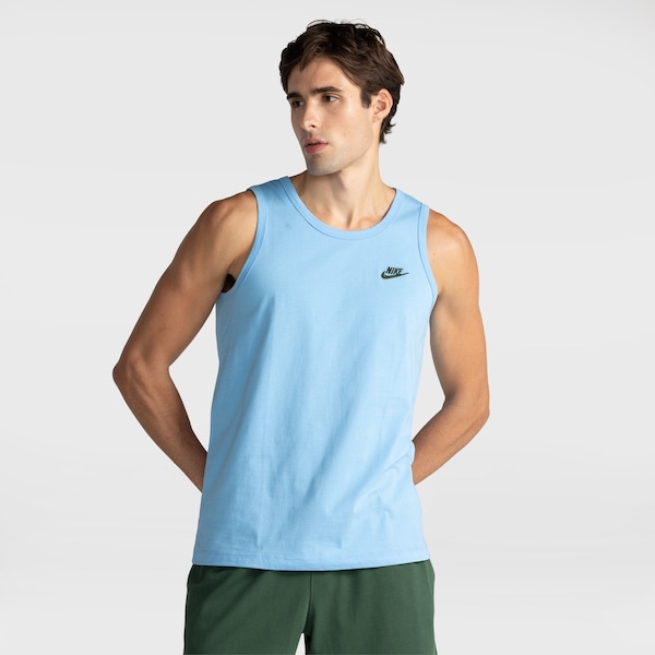 Camiseta Regata Masculina Nike Sportswear Tank Emb Futu | Cor: AZUL | Tamanho: GG