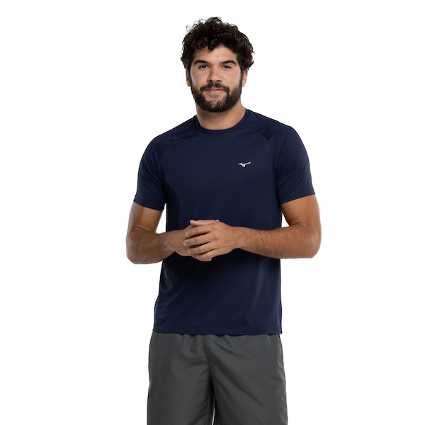 Camiseta Mizuno Manga Curta com Proteção UV FC - Masculina