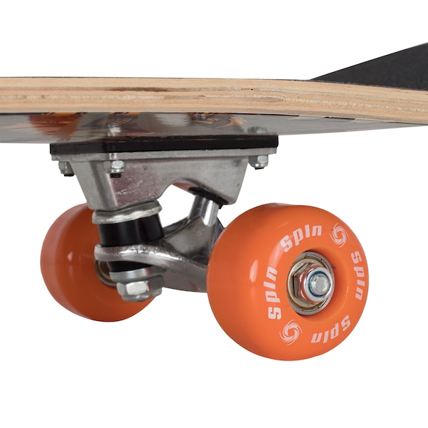 Vista 3 Skate Spin Street 78,5 x 20 cm LARANJA/BRANCO Spin LARANJA/BRANCO