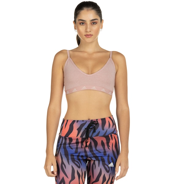 Top Fitness adidas Everyday Algodão Suporte Leve - Adulto