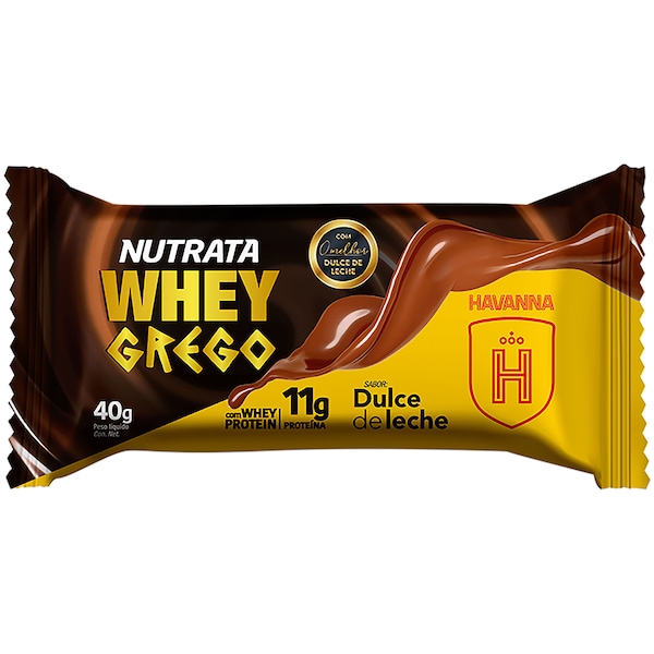 Vista 2 Barra de Proteína Nutrata Grego Bar Havanna Doce de Leite 40g NAO SE APLICA Nutrata NAO SE APLICA